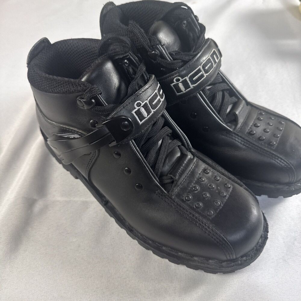 Icon Superduty Men's Motorcycle Boots Size 9